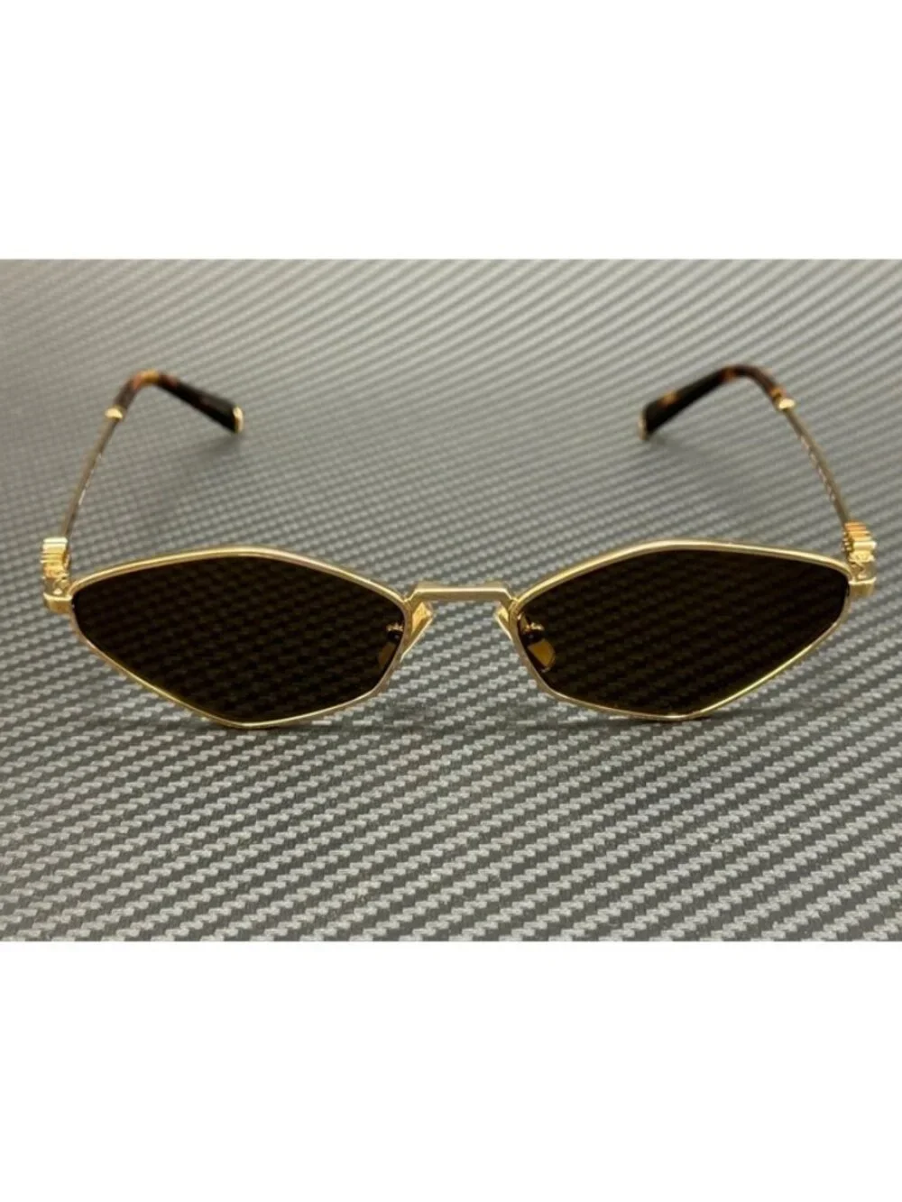 New Miu Miu Women Gold Sunglasses 56-17-140